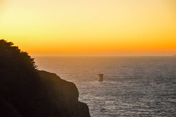 Northern California coastline in San Francisco, CA. Taken during sunset.