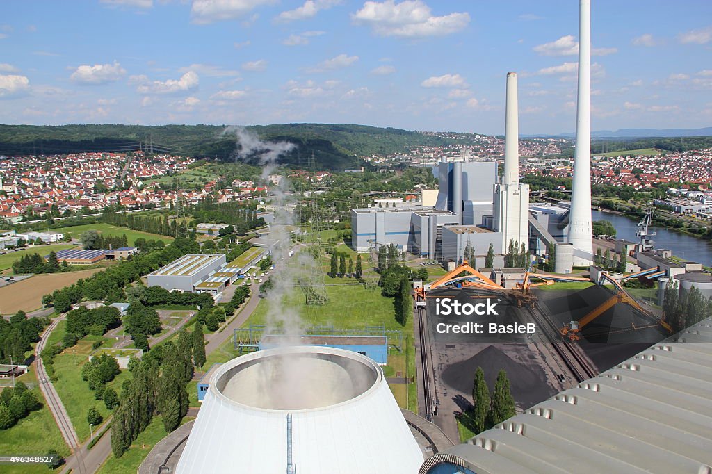 Coal-Kraftwerk in Deutschland - Lizenzfrei Deutschland Stock-Foto