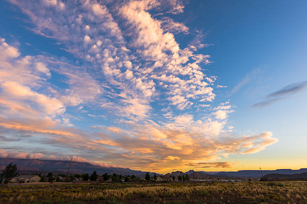 Beautiful sky in the morning, Utah