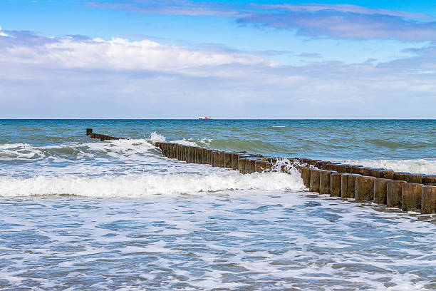 istock Breakwater at baltic sea 496349814