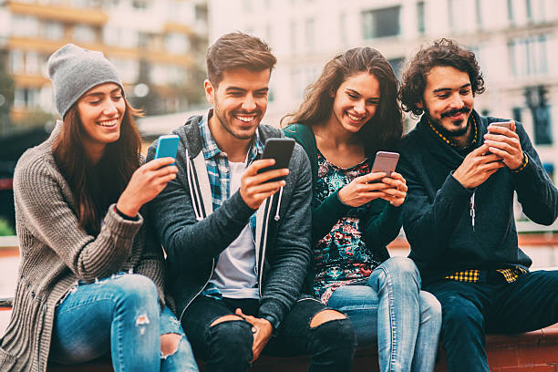 istock Surfing the net in the city 496350878