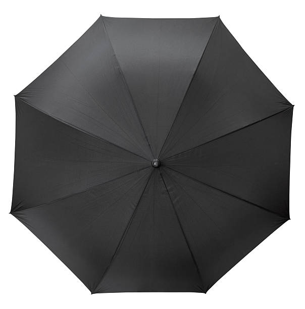 istock top view of open black umbrella 496351041