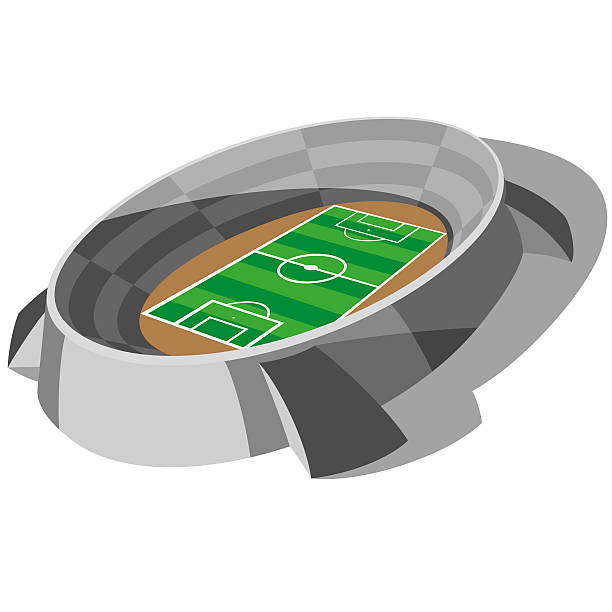 ilustrações de stock, clip art, desenhos animados e ícones de stadium - soccer stadium fotografia de stock