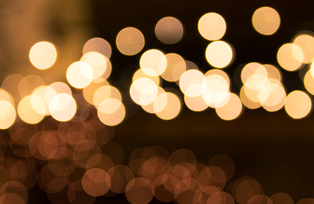 istock Blurry out of focus lights. For background use. 496354804