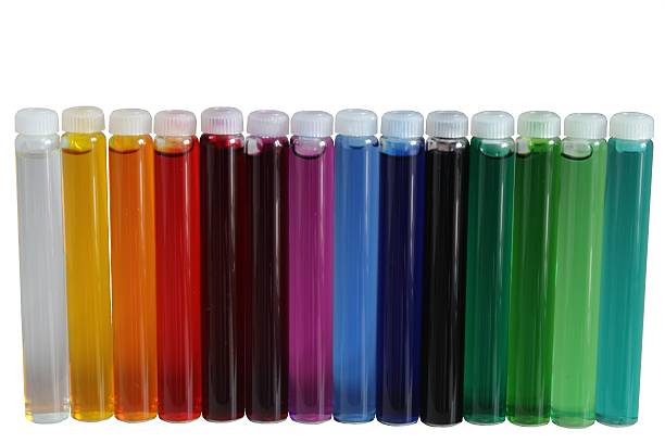 istock Row of colorful vials 496355408