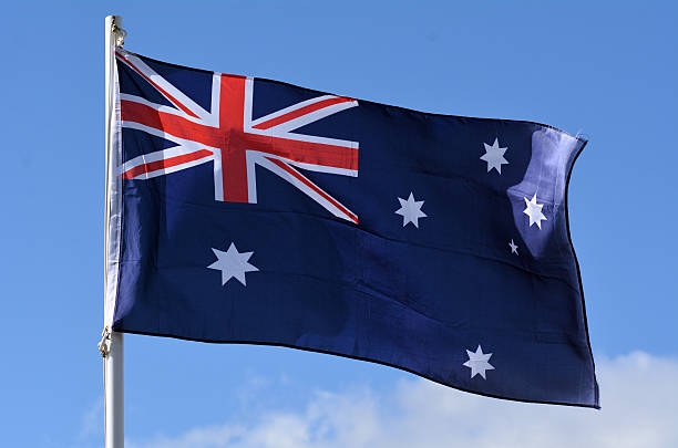 istock The National flag of Australia 496380112