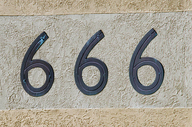 istock Number 666 sign and symbol 496381122