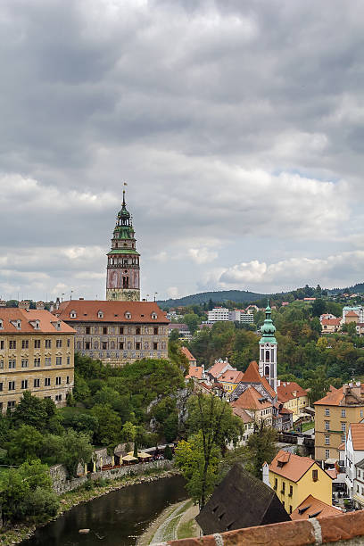 istock view of Cesky Krumlov, Czech republic 496384740