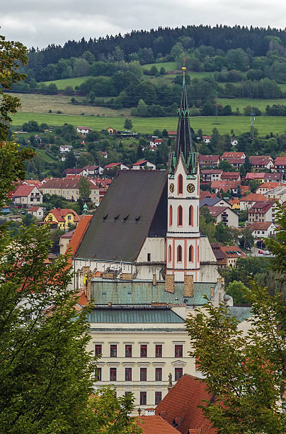 istock St. Vitus Church, Cesky Krumlov, Czech republic 496384804