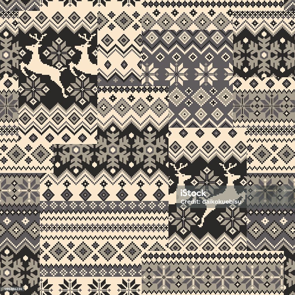 Nordic Pattern Abstract Nordic Design Pattern Stock Illustration - Download Image Now - 2015 ...