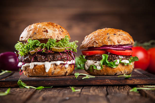 istock Delicious hamburgers 496388940