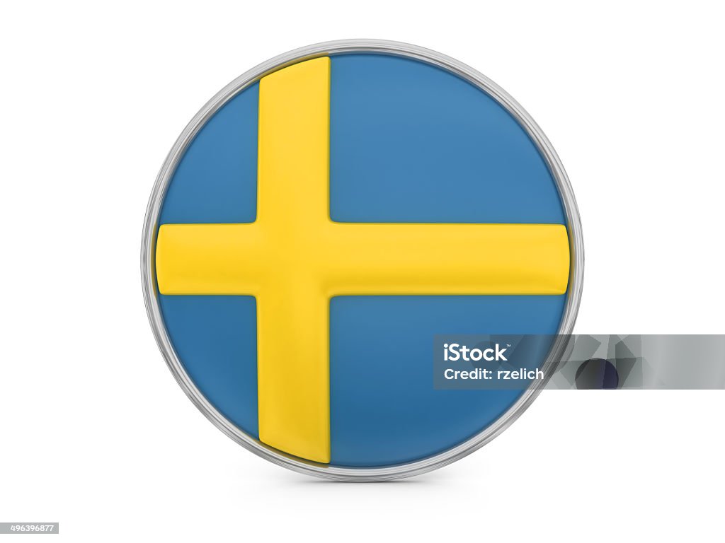 Szwedzka flaga - Zbiór zdjęć royalty-free (Bez ludzi)