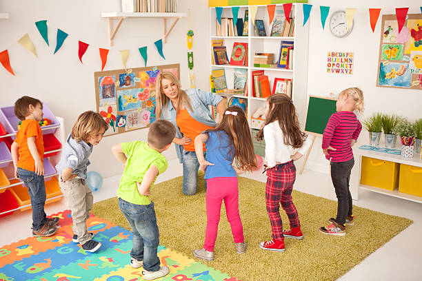istock Cute kids in kindergarden. 496397051