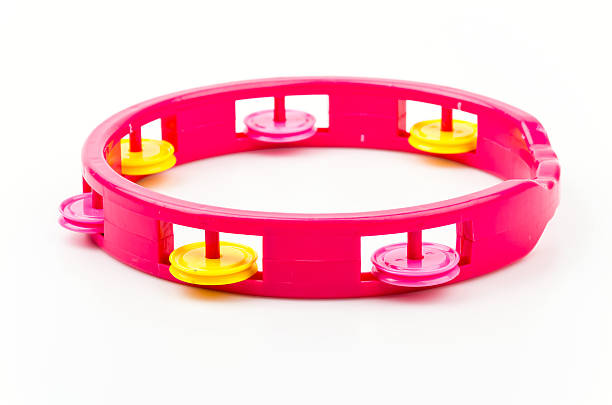 istock Tambourine isolated white background 496398287