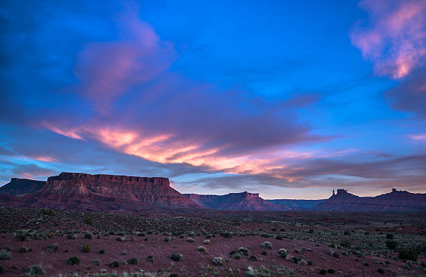 istock Castle Valley at Sunset, Moab Utah route 128 496399597