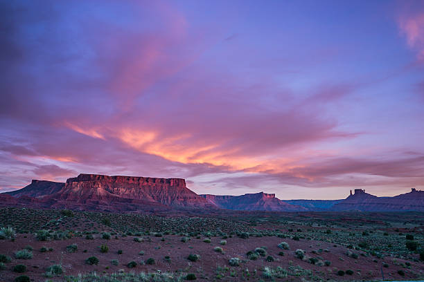 istock Castle Valley at Sunset, Moab Utah route 128 496399599