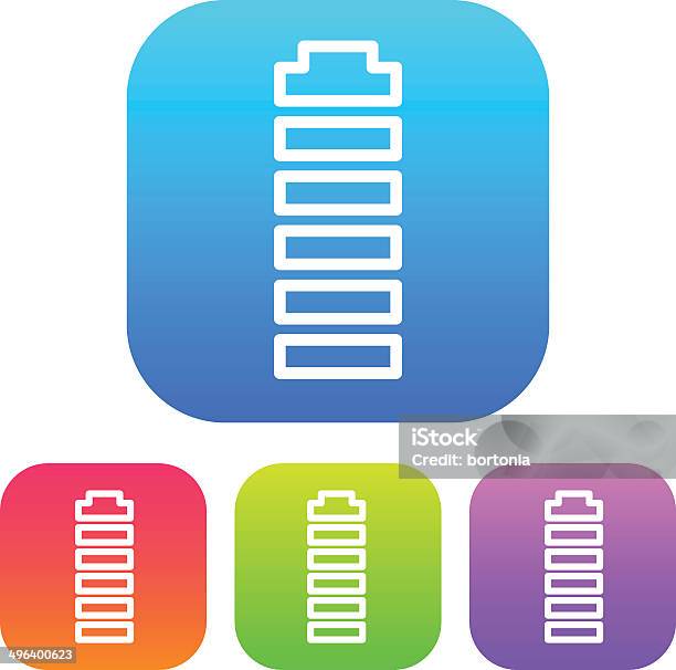 Superlight Interface Battery Icon Stock Illustration - Download Image Now - Battery, Blue, Business