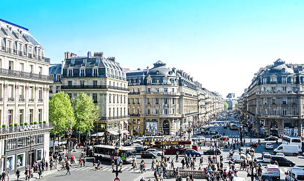 rua paris opera - opera house - fotografias e filmes do acervo