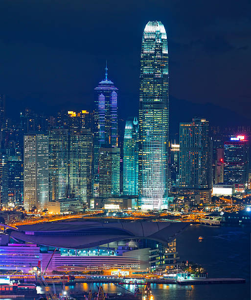 istock Hong Kong Island night 496402149