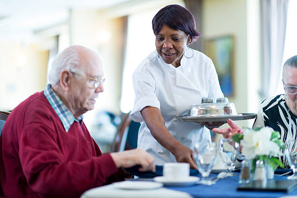 istock Seniors at restaurant 496402695