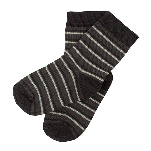 istock Pair of socks. Isolated on white background 496405354