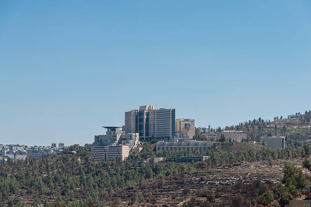 Jerusalem, Israel -September 28, 2015: Hadassah Medical Center is a organization that operates two university hospitals at Ein Kerem and Mount Scopus affiliated with the Hebrew University of Jerusalem