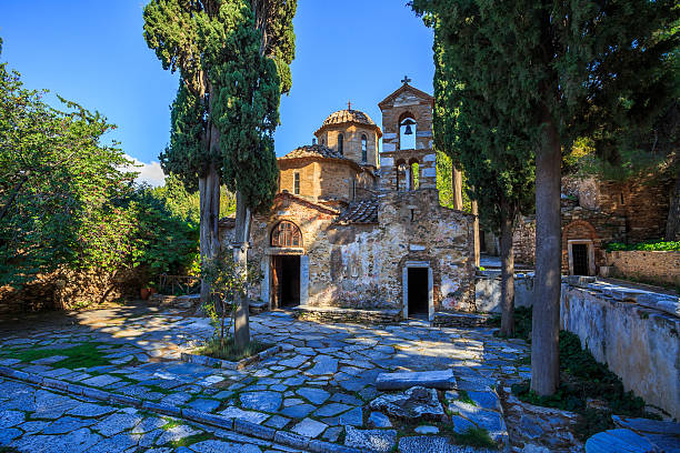 istock byzantine monastery in Kaisariani, Athens 496409110