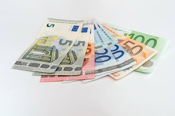 istock view of group euro banknotes isolated 496411284