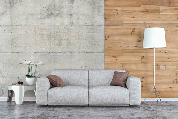 istock Modern urban living room with sofa 496412254