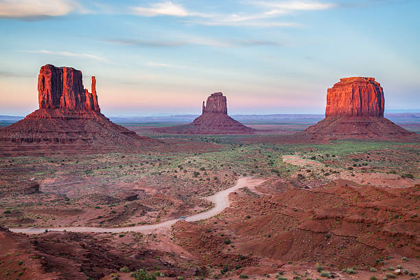 istock View of the Monument Valley at dusk 496412880