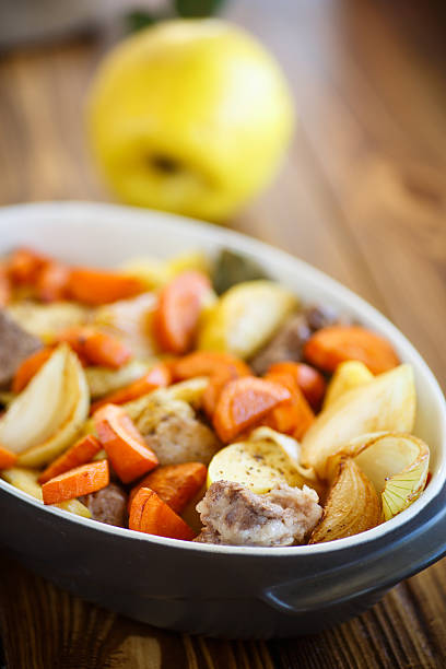 istock meat baked with quince 496414194
