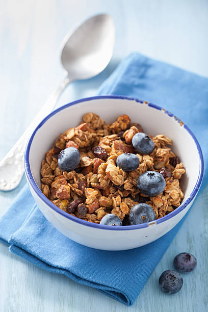 istock homemade healthy granola in bowl for breakfast 496414800