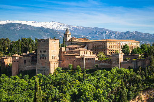 Vista del famoso Alhambra, Granada, España. photo