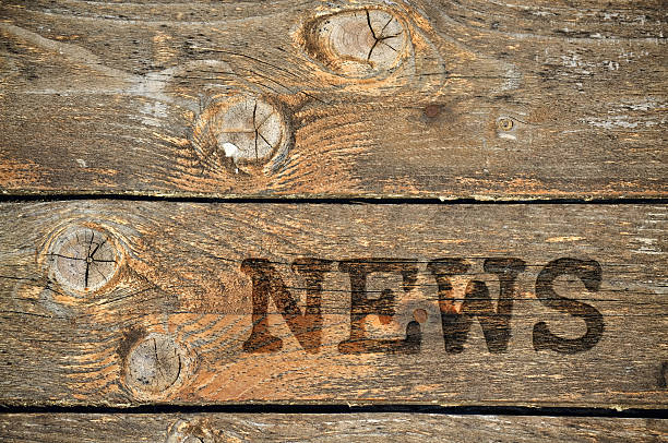 istock Word News on wooden background 496431128