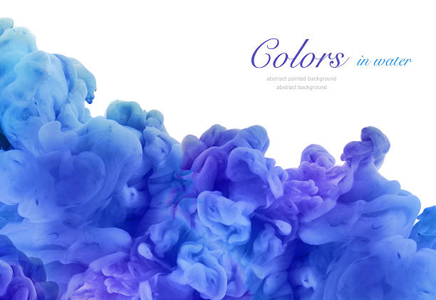 istock Acrylic colors in water. 496433612