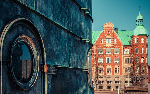 Copenhagen city stock photo