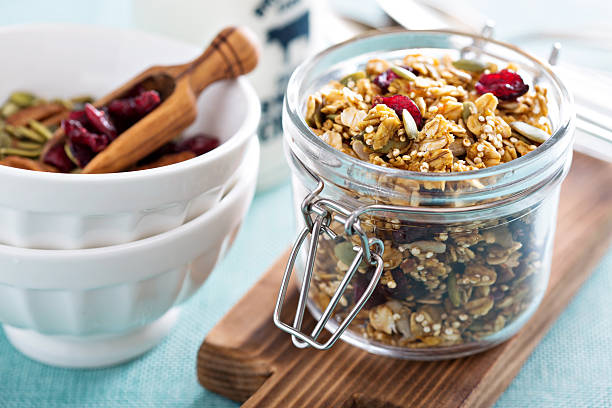 istock Homemade granola with quinoa and cranberry 496439686