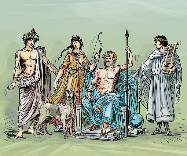 古代のゴッズ - minerva goddess greek culture greece点のイラスト素材／クリップアート素材／マンガ素材／アイコン素材