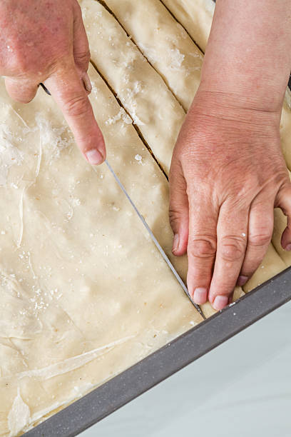 istock Preparation of Dough for Baklava 496442302