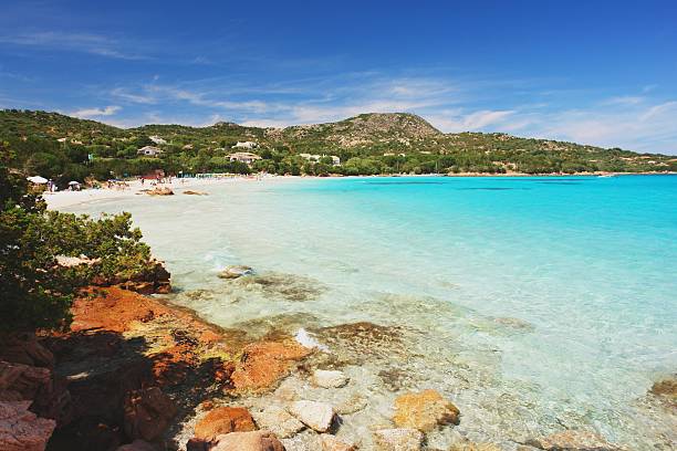 Porto Istana Beach, Sardinia View of the Porto Istana Beach, Sardinia istana stock pictures, royalty-free photos & images