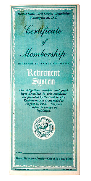 istock Vintage Retirement Booklet 496443544