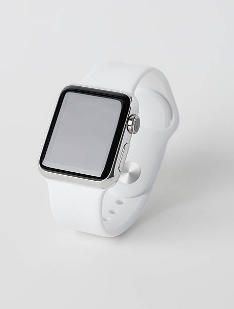 Izmir, Turkey - November 10, 2015: Apple Watch showing the blank screen. The Apple Watch is the first smart watch by computer and smartphone manufacturer Apple Computer and is available since April 24, 2015.