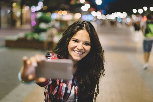 istock Girl taking a selfie 496444630