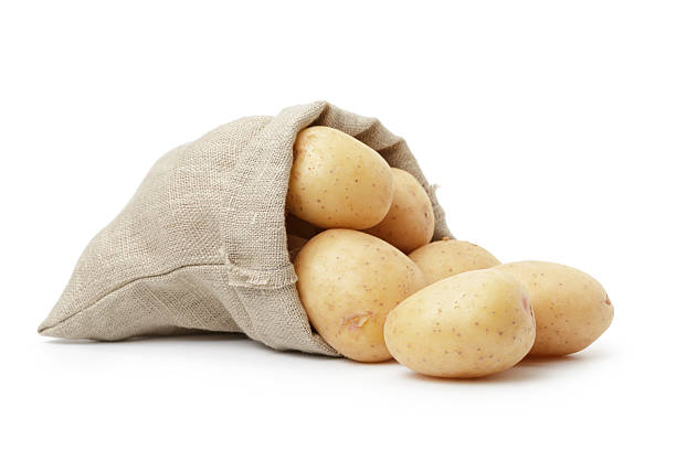 istock fresh young potato in sack bag 496444951