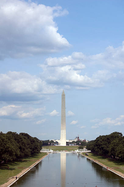 istock Washington Monument In Front Of Reflecting Pool 496445403