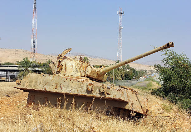 istock old destroyed tank in Israel 496446373