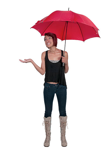 istock Woman Holding Umbrella 496447393