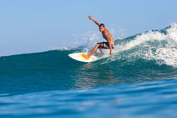 istock Surfing a Wave. Bali Island. Indonesia. 496448001