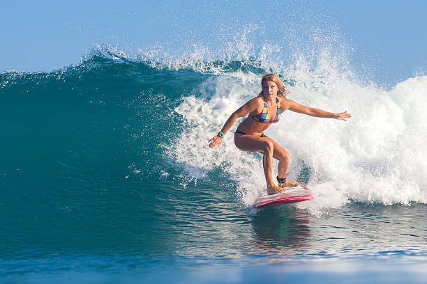 istock Surfing a Wave. Bali Island. Indonesia. 496448009