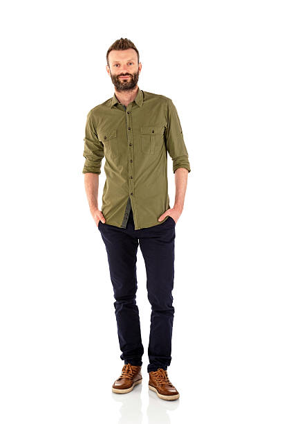 Portrait Of Handsome Young Man Posing On White Stock Photo - Download Image Now - Men, Full Length, White Background - iStock Portrait Of Handsome Young Man Posing On White Stock Photo - Download Image Now - Men, Full Length, White Background - iStock